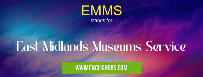 EMMS means East Midlands Museums Service EMMS