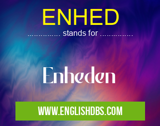 ENHED means Enheden ENHED