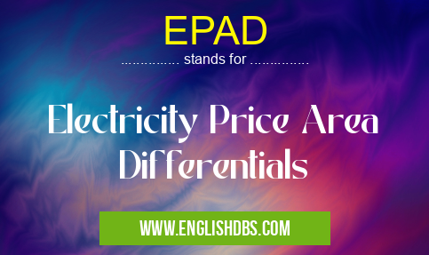 EPAD means Electricity Price Area Differentials EPAD