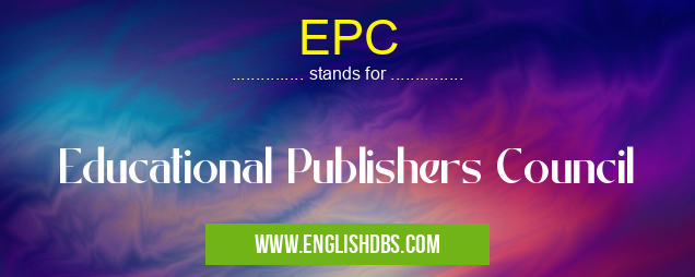 EPC means Educational Publishers Council EPC