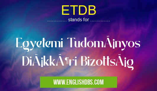 ETDB