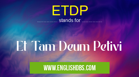 ETDP