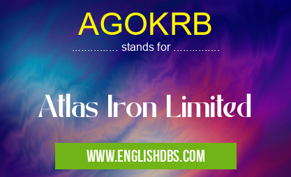 AGOKRB means Atlas Iron Limited AGOKRB