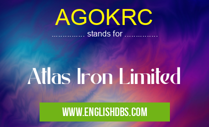 AGOKRC means Atlas Iron Limited AGOKRC