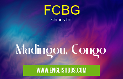 FCBG means Madingou, Congo FCBG
