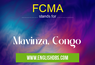 FCMA means Mavinza, Congo FCMA