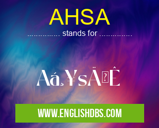 AHSA