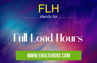 FLH means Full Load Hours FLH