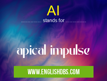 AI means apical impulse AI
