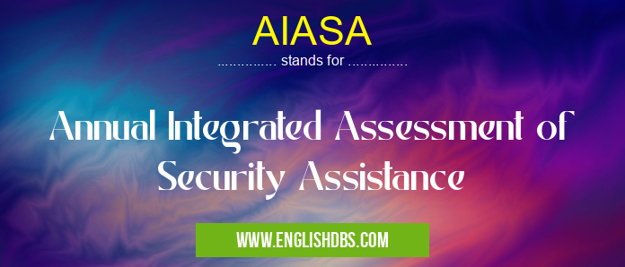 AIASA means Annual Integrated Assessment of Security Assistance AIASA