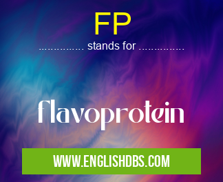 FP means flavoprotein FP