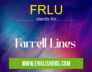 FRLU means Farrell Lines FRLU