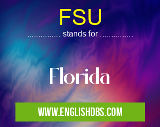 FSU means Florida FSU