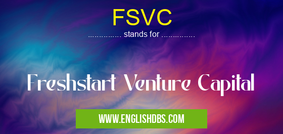 FSVC means Freshstart Venture Capital FSVC