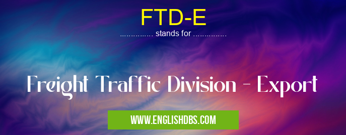 FTD-E