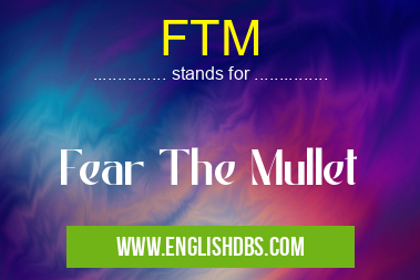 FTM means Fear The Mullet FTM