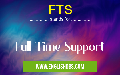FTS means Full Time Support FTS