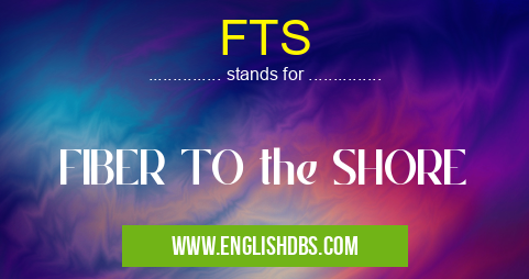 FTS means FIBER TO the SHORE FTS