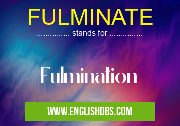 FULMINATE