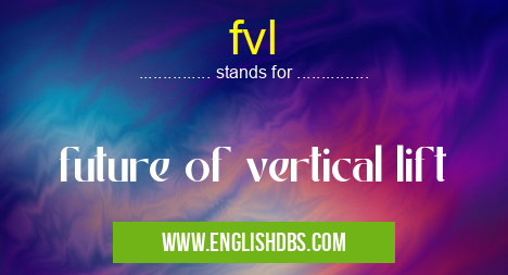 fvl means future of vertical lift fvl