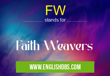 FW means Faith Weavers FW