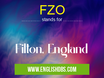 FZO means Filton, England FZO