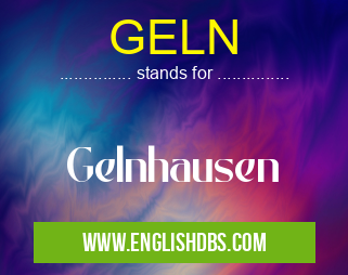 GELN means Gelnhausen GELN