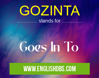 GOZINTA