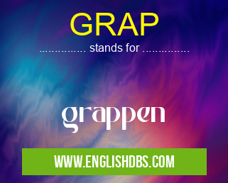 GRAP means grappen GRAP