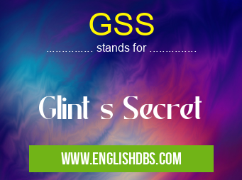 GSS means Glint s Secret GSS