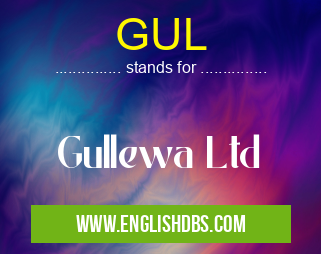 GUL means Gullewa Ltd GUL