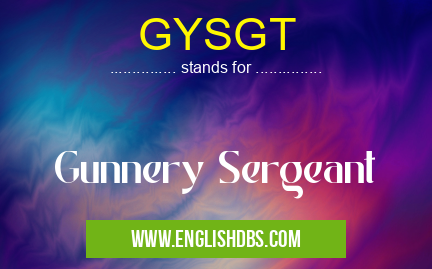 GYSGT