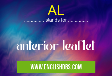 AL means anterior leaflet AL