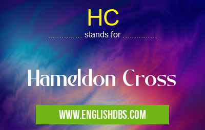 HC means Hameldon Cross HC