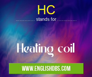 HC means Heating coil HC