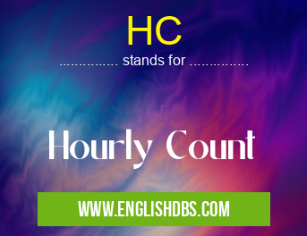 HC means Hourly Count HC