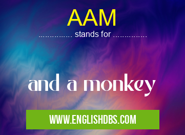 AAM means and a monkey AAM