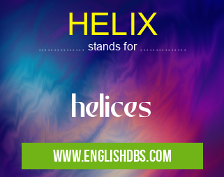 HELIX means helices HELIX