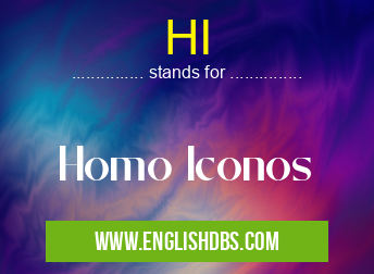HI means Homo Iconos HI