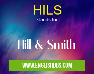 HILS means Hill & Smith HILS