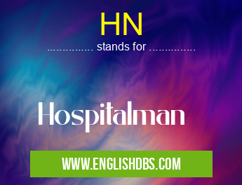 HN means Hospitalman HN