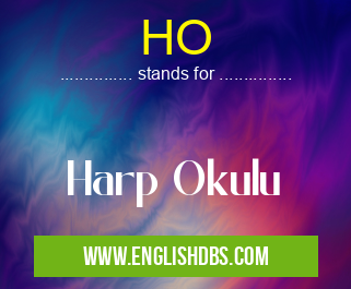 HO means Harp Okulu HO