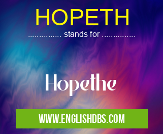 HOPETH means Hopethe HOPETH
