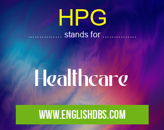 HPG means Healthcare HPG