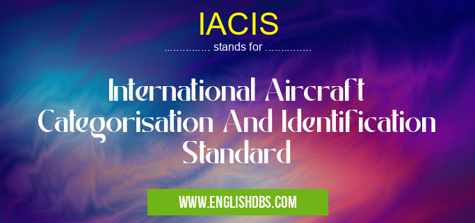 IACIS means International Aircraft Categorisation And Identification Standard IACIS