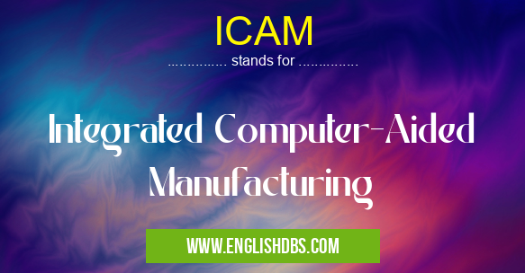 ICAM means Integrated Computer-Aided Manufacturing ICAM