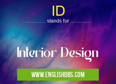 ID means Interior Design ID