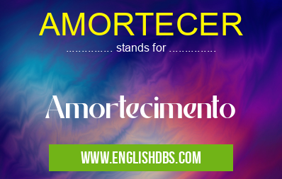AMORTECER means Amortecimento AMORTECER
