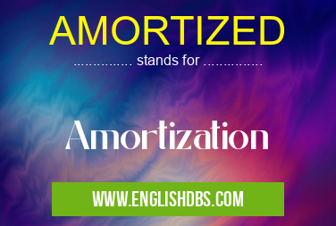 AMORTIZED means Amortization AMORTIZED