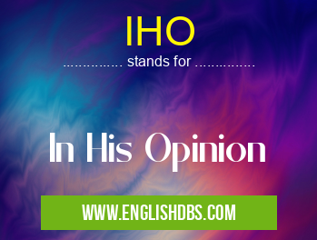 IHO